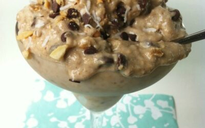 The Best Vegan Cookie Dough Blizzard (and Cake)