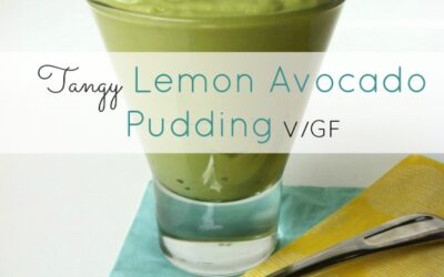 Tangy Lemon Avocado Pudding