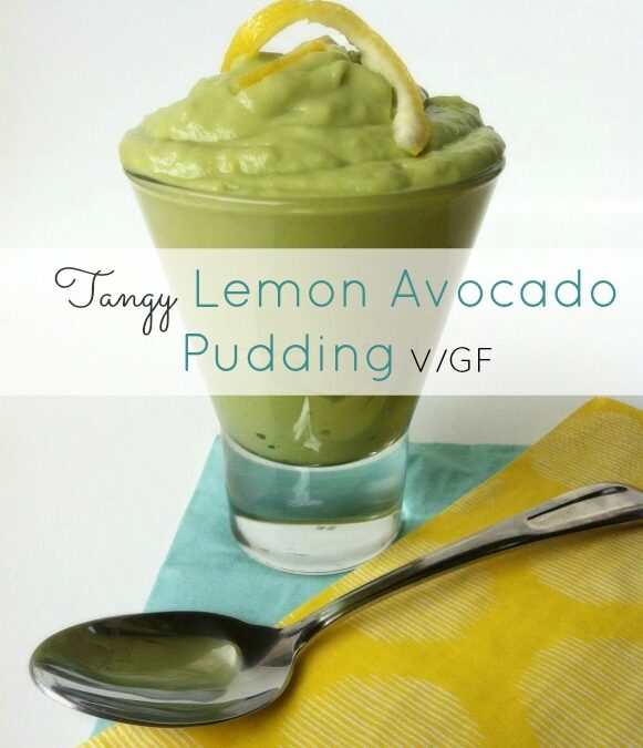 Tangy Lemon Avocado Pudding