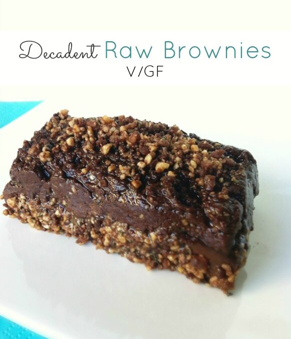 Decadent Raw Brownies