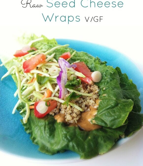 Raw Seed Cheese Wraps