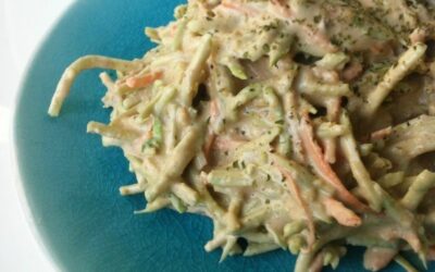 Raw Zucchini Pasta Alfredo