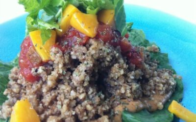 Raw Vegan Tostada