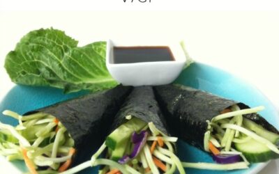 Raw Vegetable Nori Wrap