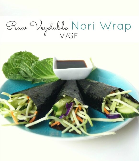 Raw Vegetable Nori Wrap