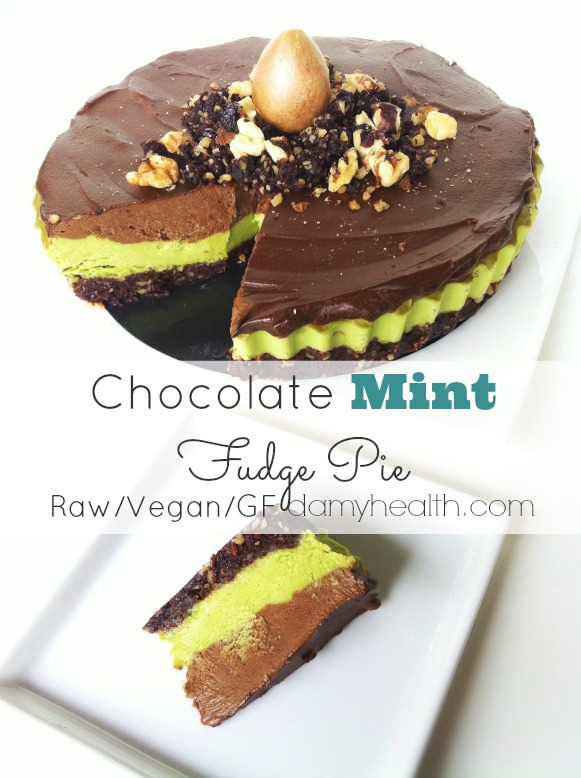 Chocolate Mint Fudge Pie1
