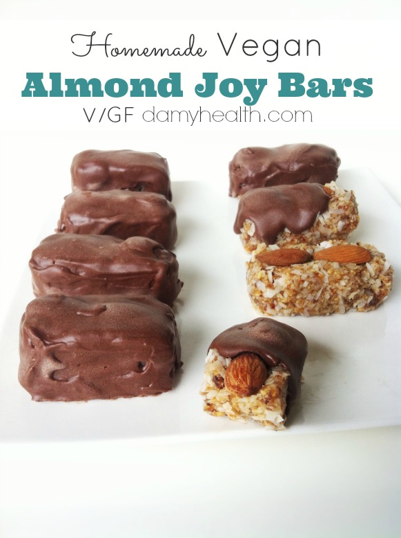 Homemade Almond Joy & Mounds Chocolate Bars1