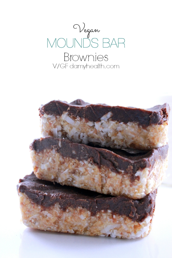 vegan mounds bar brownies