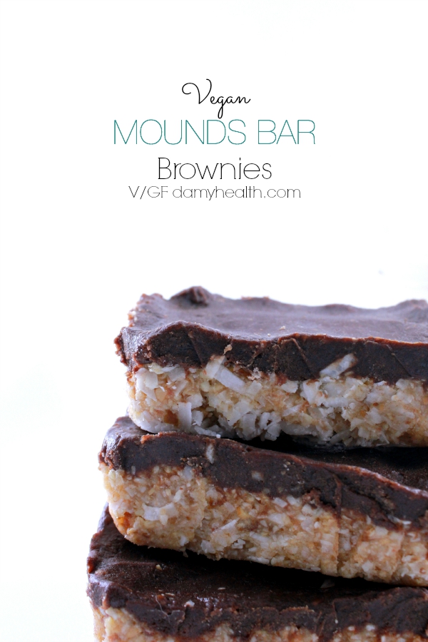 vegan mounds bar brownies