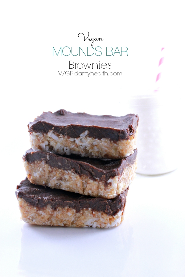 vegan mounds bar brownies