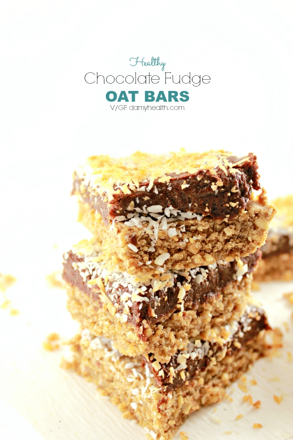 Healthy Chocolate Fudge OAT BARS