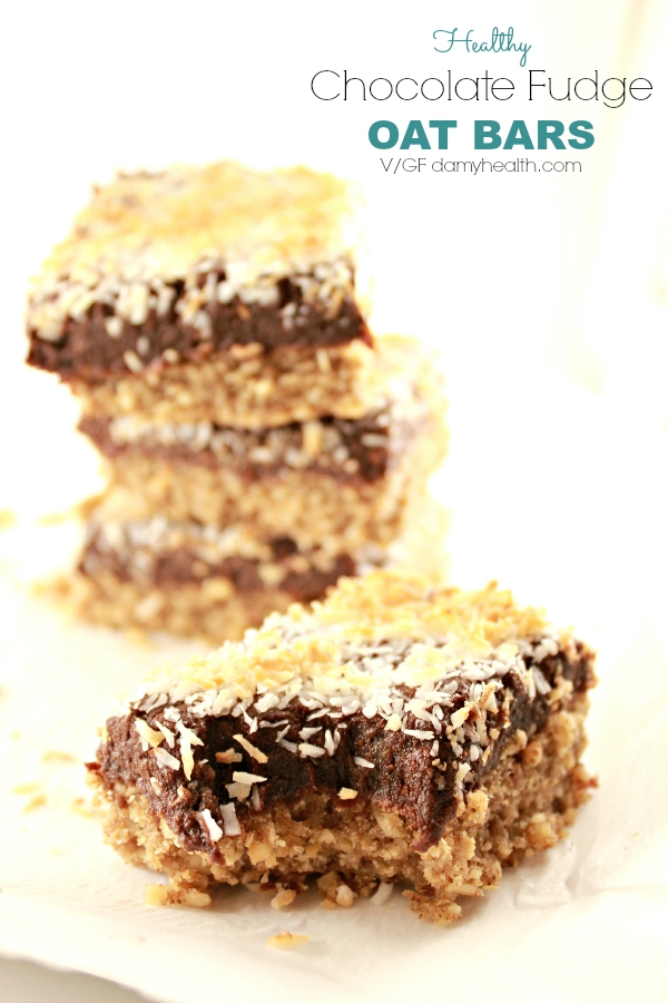 Healthy Chocolate Fudge OAT BARS