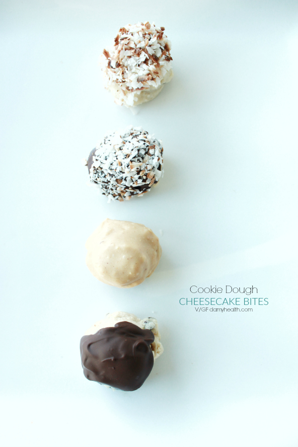 Cookie Dough Cheesecakebites