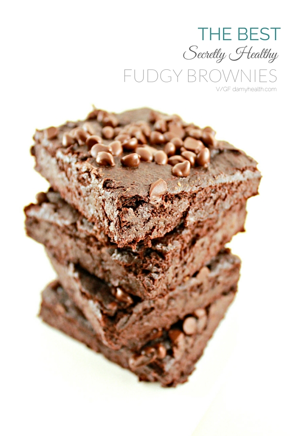 The Best Secretly Healthy Fudgy Brownies