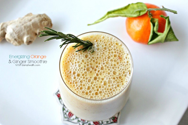 Energizing Orange & Ginger Smoothie