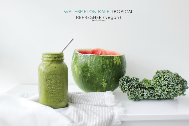 Watermelon Kale Tropical Refresher