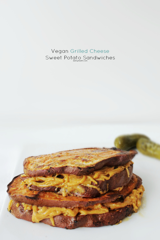 Vegan Grilled Cheese Potato Sandwiches