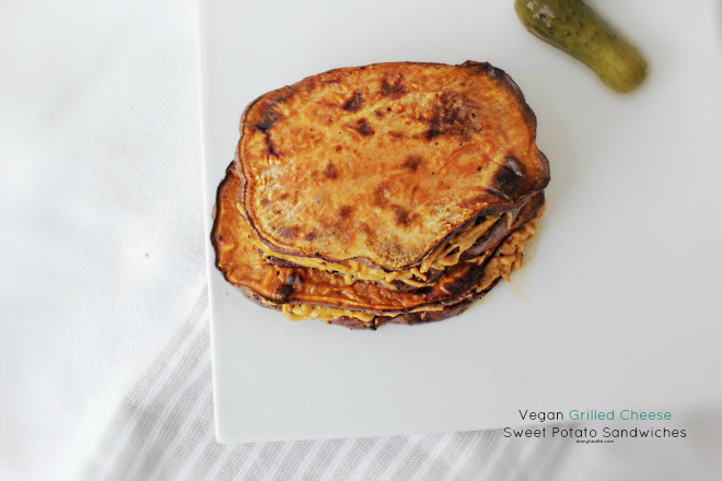 Vegan Grilled Cheese Potato Sandwiches
