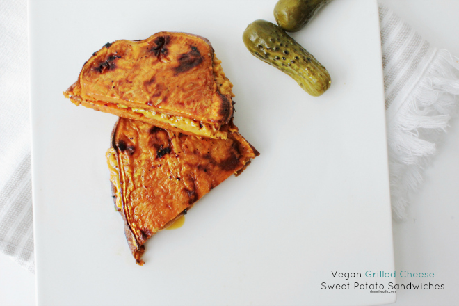 Vegan Grilled Cheese Potato Sandwiches