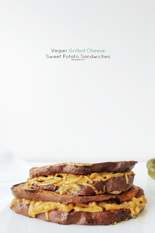 Vegan Grilled Cheese Potato Sandwiches