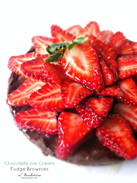 Chocolate Ice Cream Fudge Strawberry