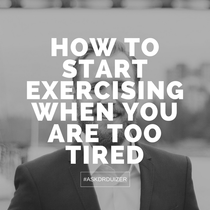 Fatigue is a workout killer: How to start exercising when you are too tired