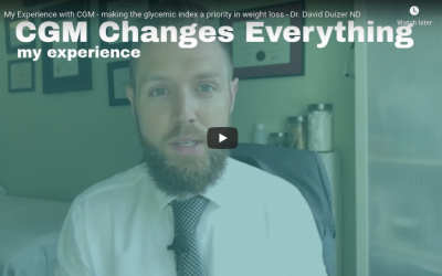 My Experience with CGM – making the glycemic index a priority in weight loss