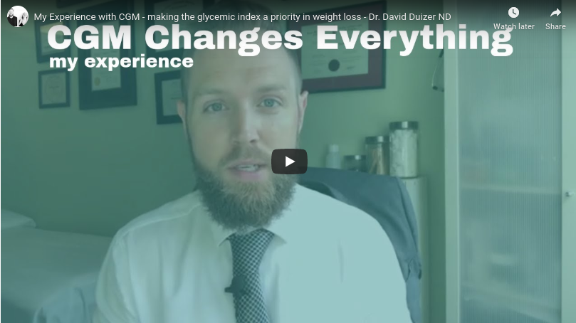 My Experience with CGM – making the glycemic index a priority in weight loss