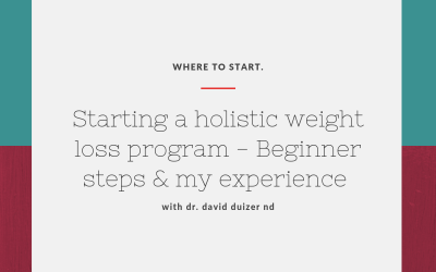 How to start a holistic weight loss program – Beginner Steps
